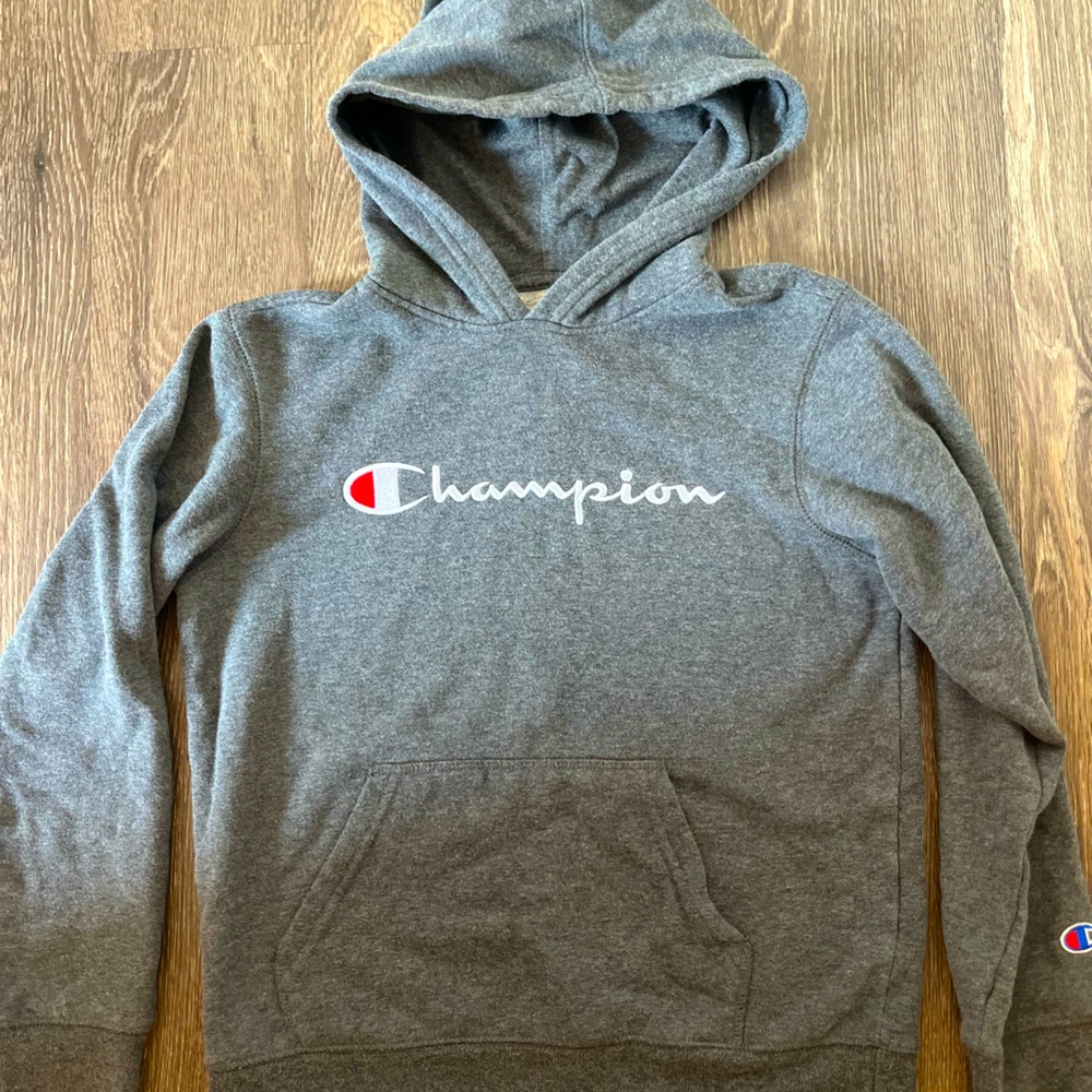 Boys Champion Hooded Sweatshirt size large